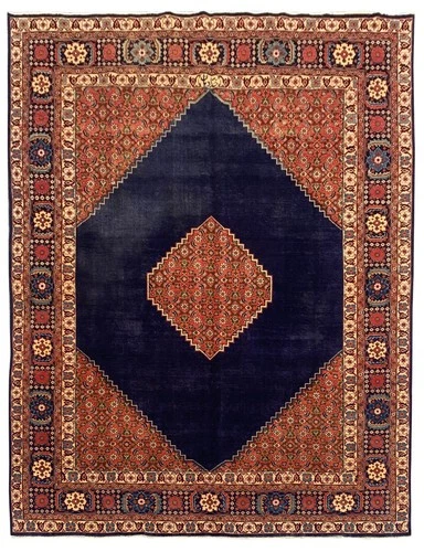 Amazing Hand Knotted Vintage Traditional Bijour Wool Area Rug 12 x 8 Ft