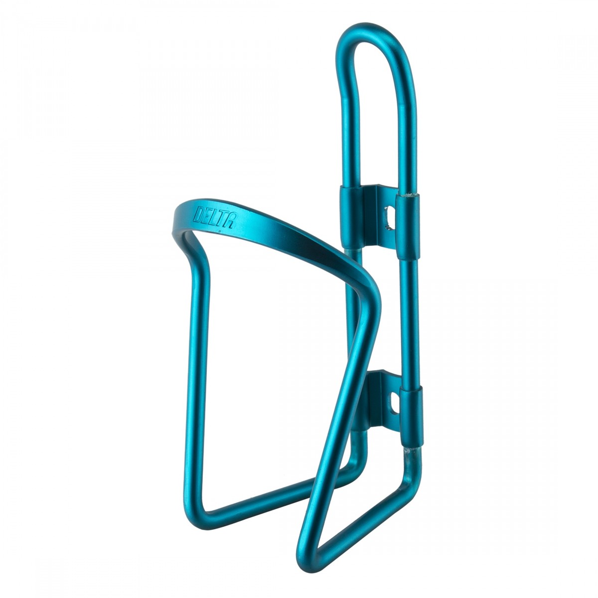 Delta Alloy Teal Bottle Cage - Braze-On Mount, Lightweight Aluminum Design