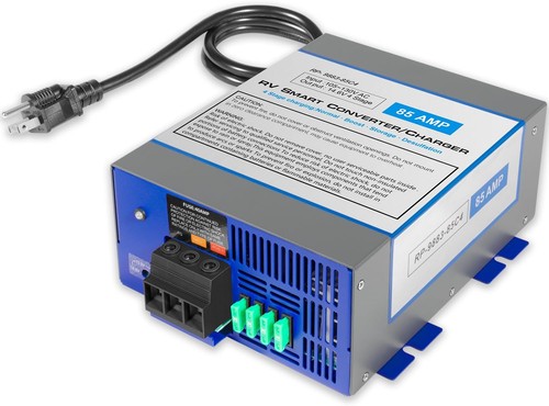 85 Amp RV Power Converter Battery Charger | 4 Stage Smart Charging