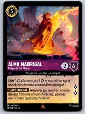 Alma Madrigal - Keeper of the Flame 58/204 Rare Wilds Unknown Lorcana Near Mint