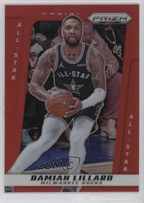 2024-25 Panini Prizm Deca All-Star Red Prizm 30/199 Damian Lillard #247 11s9