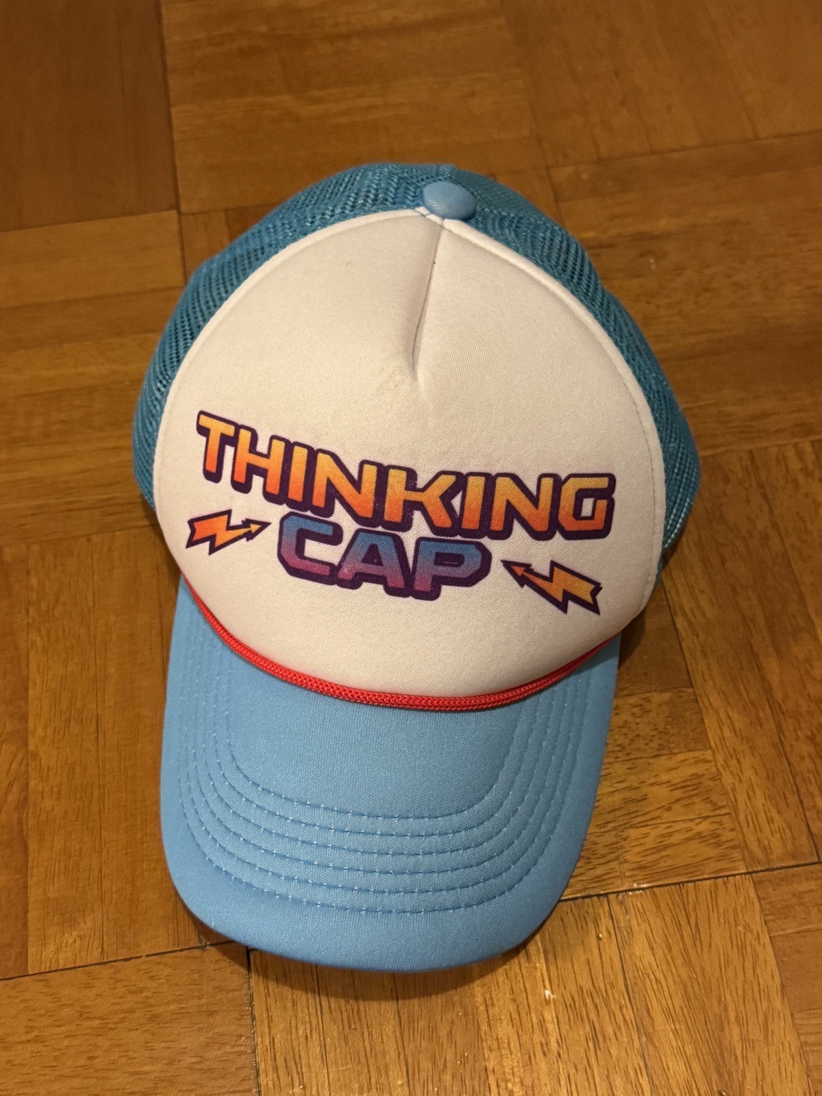 Stranger Things Trucker Hat Thinking Cap Dustin H… - image 1