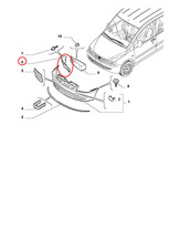 Pare-choc avant Fiat MULTIPLA