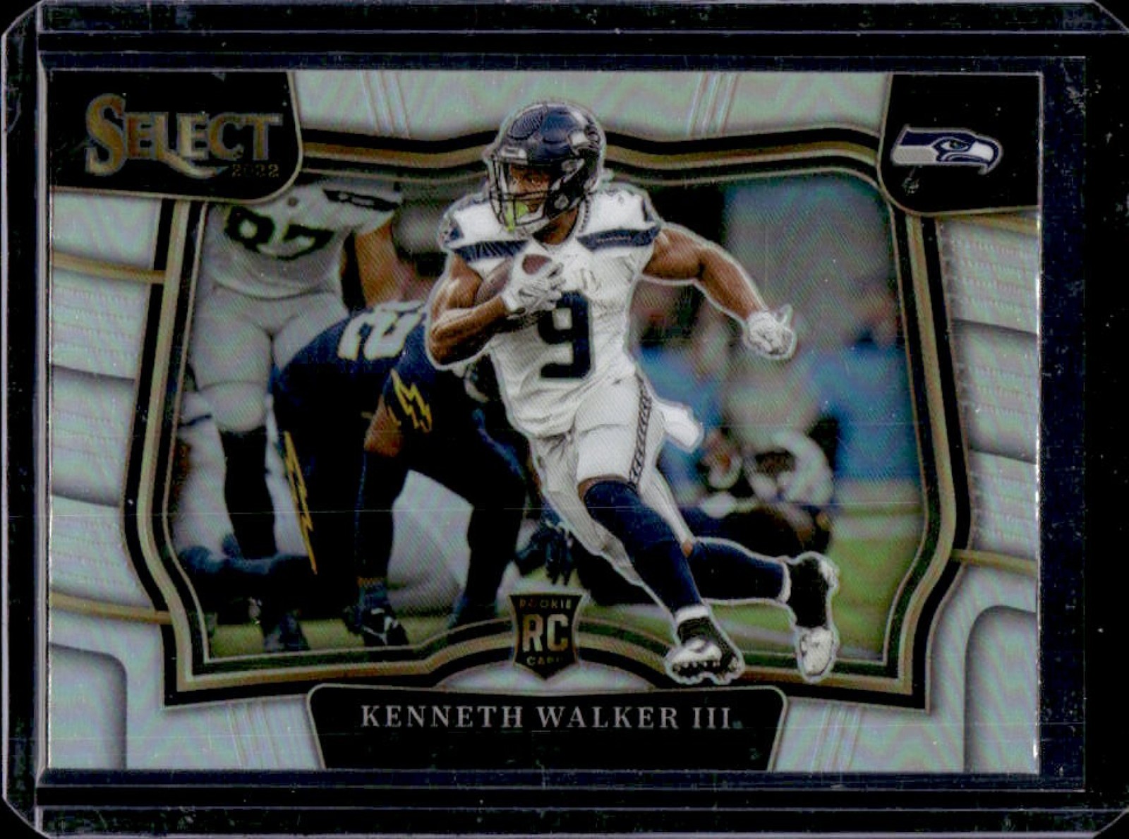 2022 Panini Select Kenneth Walker III RC Silver Prizm Field Level #489 Seahawks