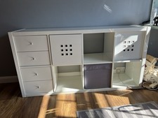 IKEA Kallax White Shelving Unit Free Standing