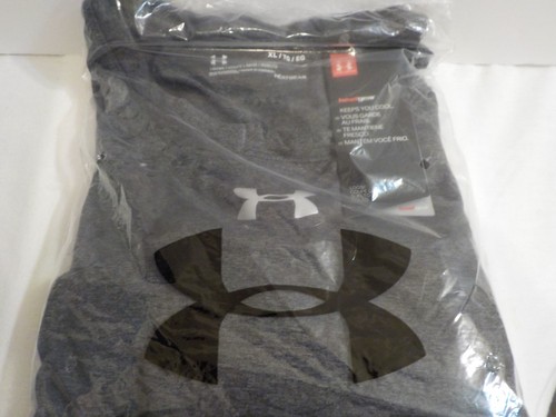 Under Armour Heat Gear Loose Fit Men's T-Shirt NWT Dark/Light Gray, Size Small