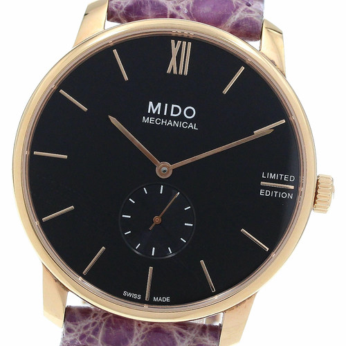 MIDO Baroncelli Small Second Manual Watch 36mm Leather Strap
