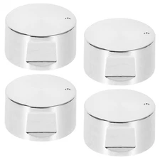4 Pcs Metal Gas Stove Knobs Replacement Burner Control Switch for Cooker