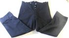 New ListingVintage Civil War Reenactment  Wool Infantry Black Trousers Pants Sz 35-27+
