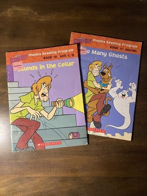 VTG 2000 s Cartoon Network SCOOBY-DOO PHONICS READING PROGRAM Scholastic Lot Set