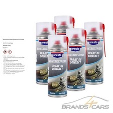 5x 400ml PRESTO KONTAKTSPRAY KONTAKTREINIGER ELEKTROSPRAY 157141