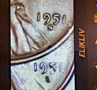 1951 D/S or S/D Lincoln Wheat Penny OMM, Over Mint Mark  Strike Error + 1 -1951s — photo 3