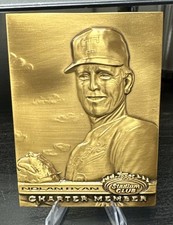 NOLAN RYAN 1991 Stadium Club BRONZE HEAVY Charter Member EXCLUSIVE Metal Card