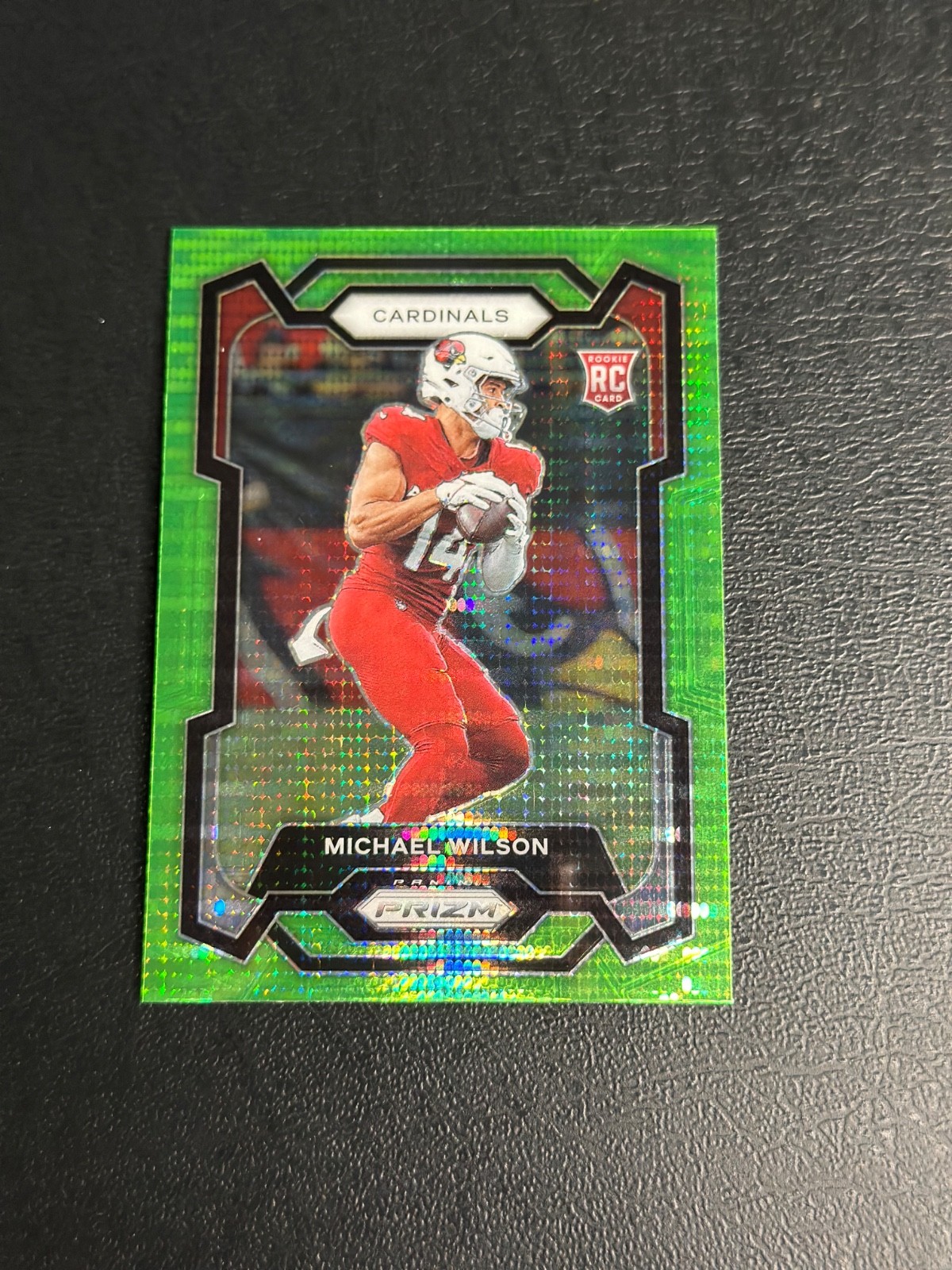 2023 Prizm - Michael Wilson - Rookie Green Pulsar #303 - Arizona Cardinals