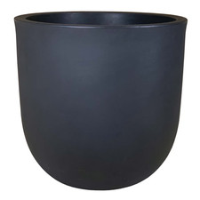 Better Homes & Gardens Mosswood 14-inch Fluted Resin Round Planter,