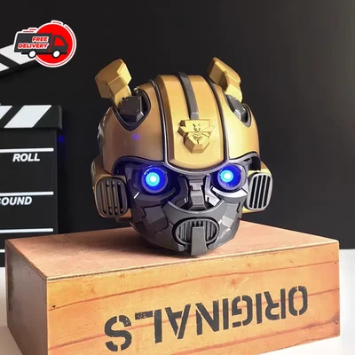 Bumblebee Bluetooth Speaker Transformers Dual Speakers LED Light Heavy Bass TF