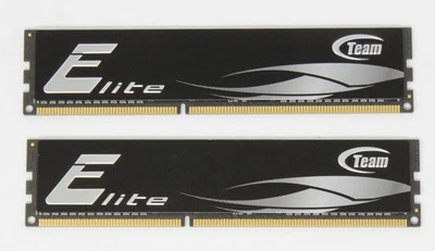 TeamGroup ELITE 8 GB (2x4GB) TED34GM1600HC11BK DDR3-1600 RAM (#33785) - Bild 1 von 2