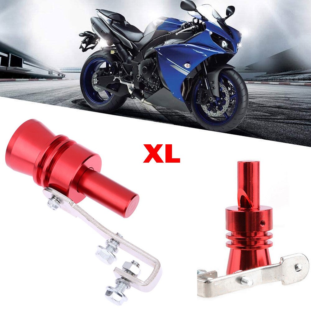 Auto Accessories BlowOff Valve Noise Sound Turbo Whistle Simulator Tip Muffler V
