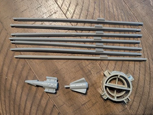 Vintage 1980s Kenner Star Wars Original Y-Wing Parts Lot - Bomb Engine Struts