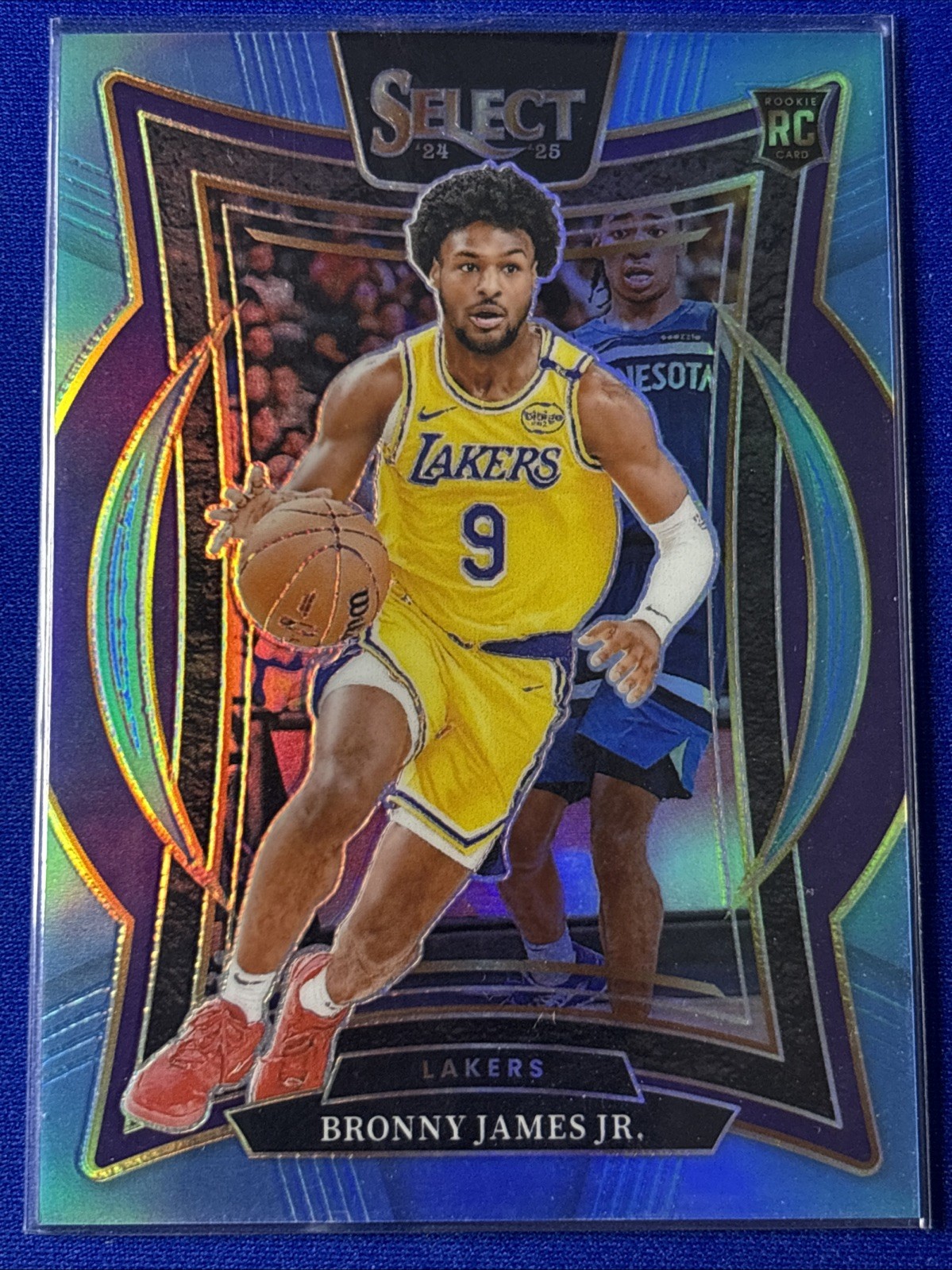 2024-25 Select Bronny James Jr. Concourse RC Light Blue Prizm #/299 Lakers