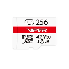 Patriot Memory Viper Gaming Series 256GB Micro SDXC V30 A2 UHS-I U3 4K UHD Me...