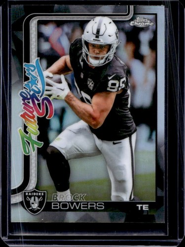 2025 Topps Chrome Brock Bowers Refractor (RAW)