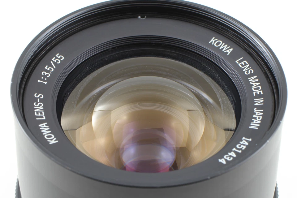 Lente gran angular con capucha [casi como nueva] Kowa Six Kowa-S 55 mm f/3,5 de JAPÓN Foto 4 de 4