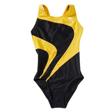 TYR Durafast YOUTH Alliance T-Splice MaxBack 1pc Swimsuit Yellow Size 24 70