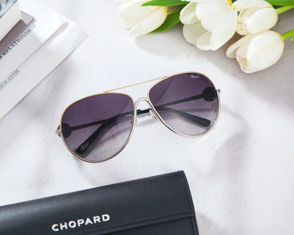Chopard Pilotenbrille mit Kristall - SCH B33S 0377 - Bild 2 von 4