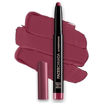 FACES CANADA Ultime Pro HD Intense Matte Lips + Primer - Wine Shot 26, 1.4g | 9H