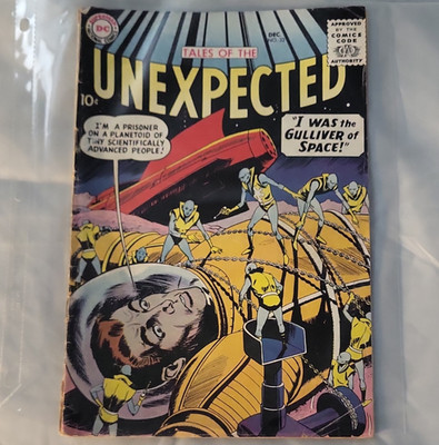DC Comics Tales of the Unexpected #32 comic book - I Was the Gulliver of Space!