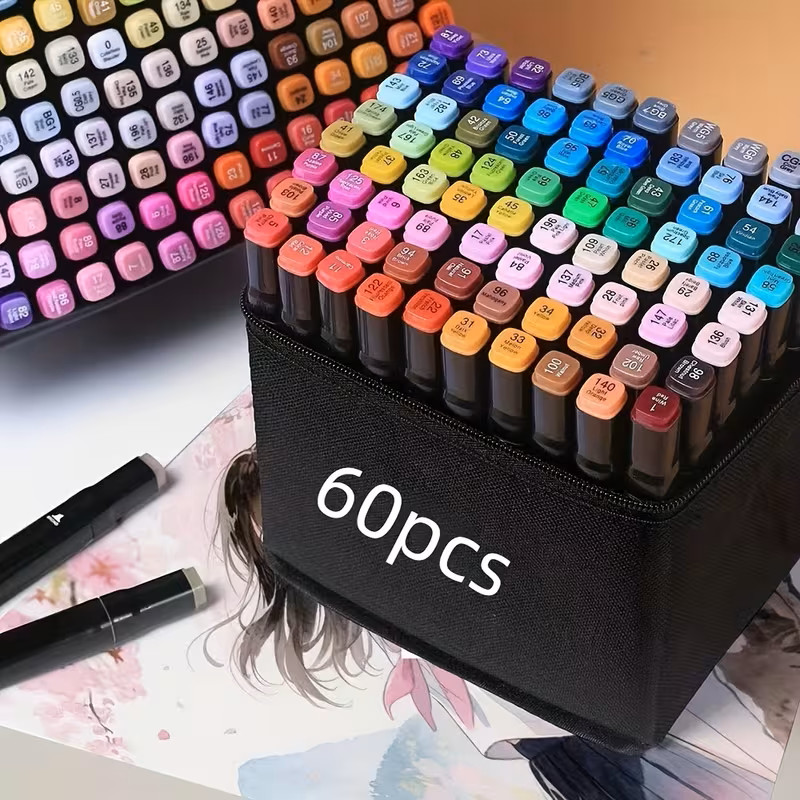 Set For Kids Adults Dual Tip Alcohol Markers Gifts