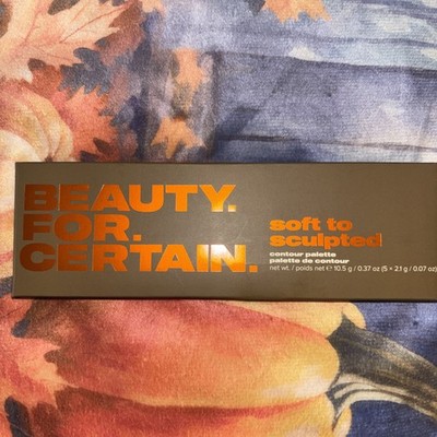 BEAUTY FOR CERTAIN Soft To Sculpted Contour Palette 5-Shade 5x21g FULL SZ $39