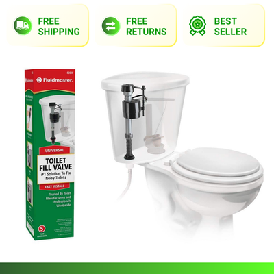 #ad #ad Fluidmaster 400A Anti Siphon Toilet Tank Fill Valve Adjustable 9–14 in Tank Fit $11.73