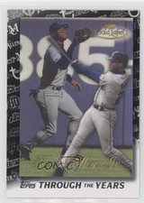 2021 Topps Through the Years Facsimile Reprints Black Ken Griffey Jr HOF fm0