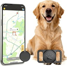 GPS Collar for Dogs,Pet Tracker (Android Only) Smart Tag,Waterproof Compatible w
