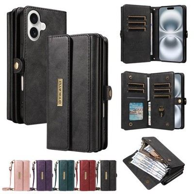 Leather Wallet Cover phone case For Samsung Galaxy A17 A16 A15 A14 A13 A12 4G 5G