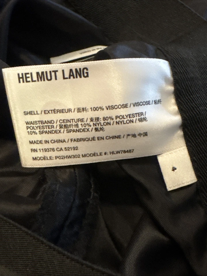 Pantalones Cortos Helmut Lang Negros Talla 4-Nuevos Con Etiqueta Foto 4 de 4