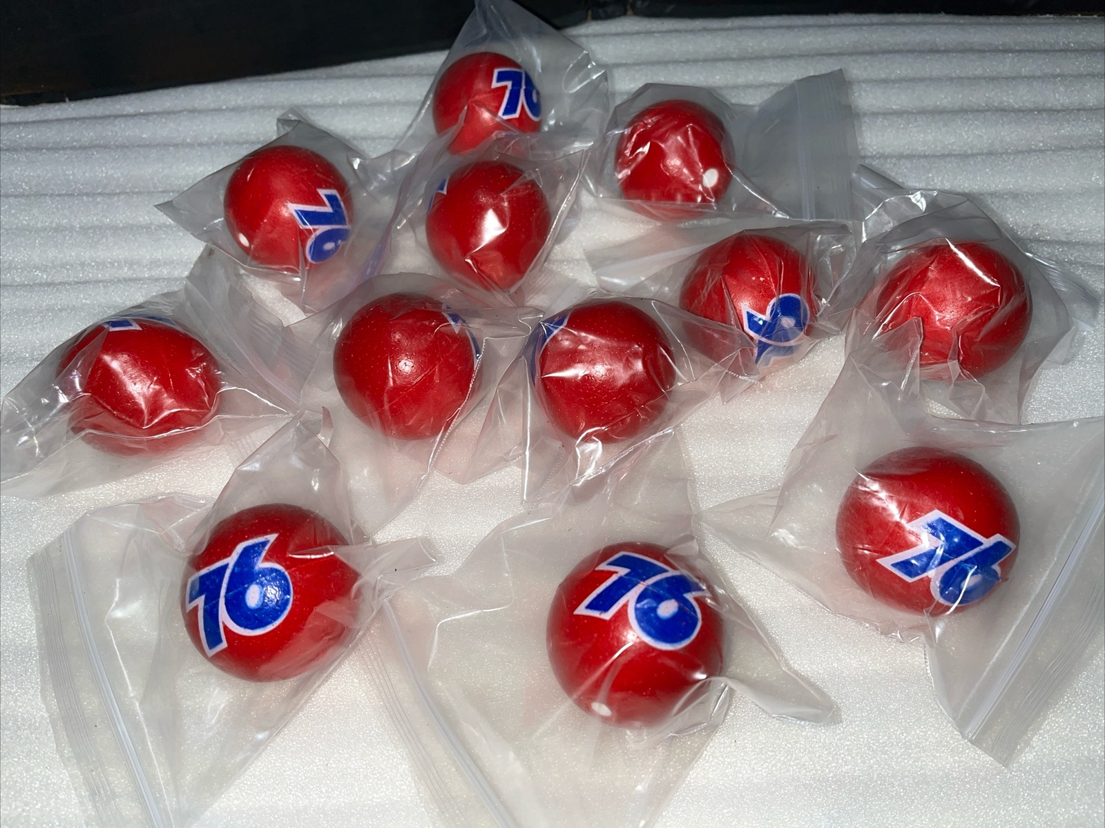 76 antenna balls Vintage Red Balls All Brand New Lot of 12 eBay
