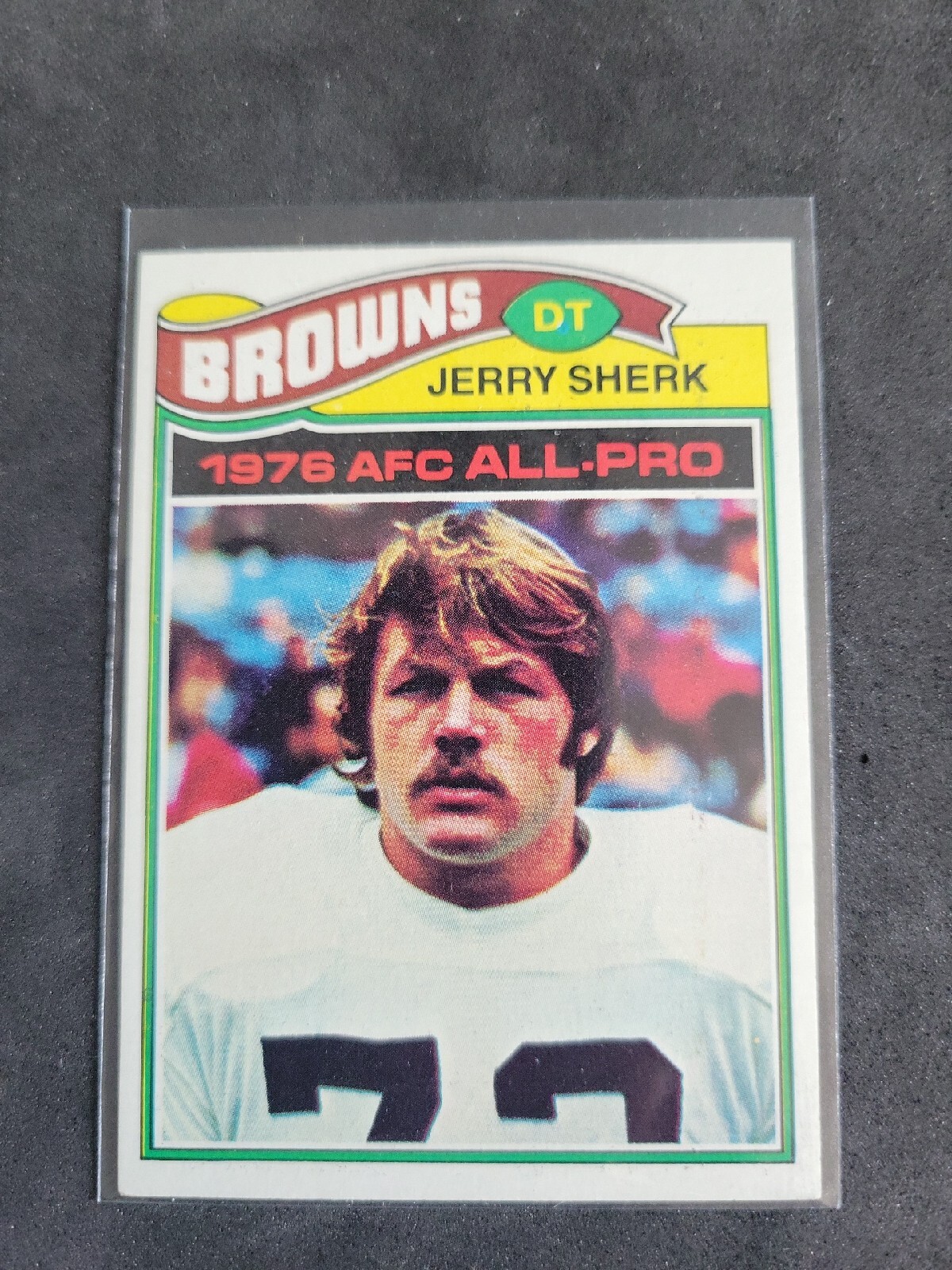 1977 Topps Jerry Sherk Cleveland Browns #420. F6