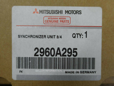 Mitsubishi Colt Ralliart Type R Z27ag Synchronizer U. M/t 2nd&4th 