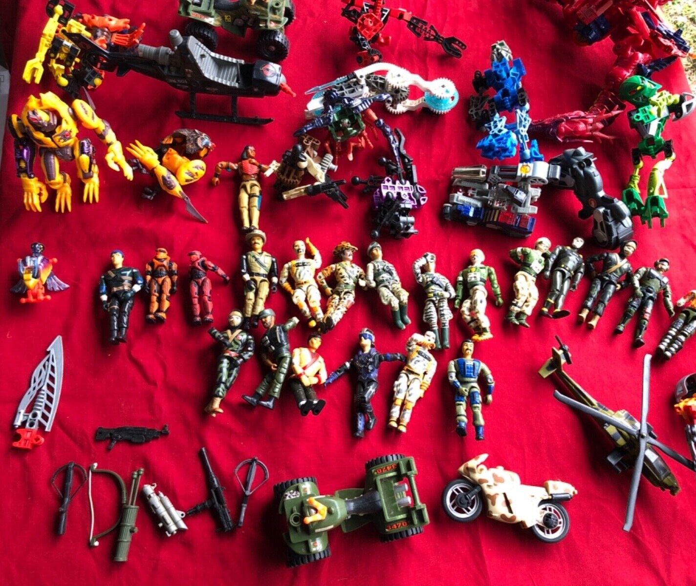 Huge Lot of Lanard Chap MEI Action Figures The CORPS Soldiers & Transformers 