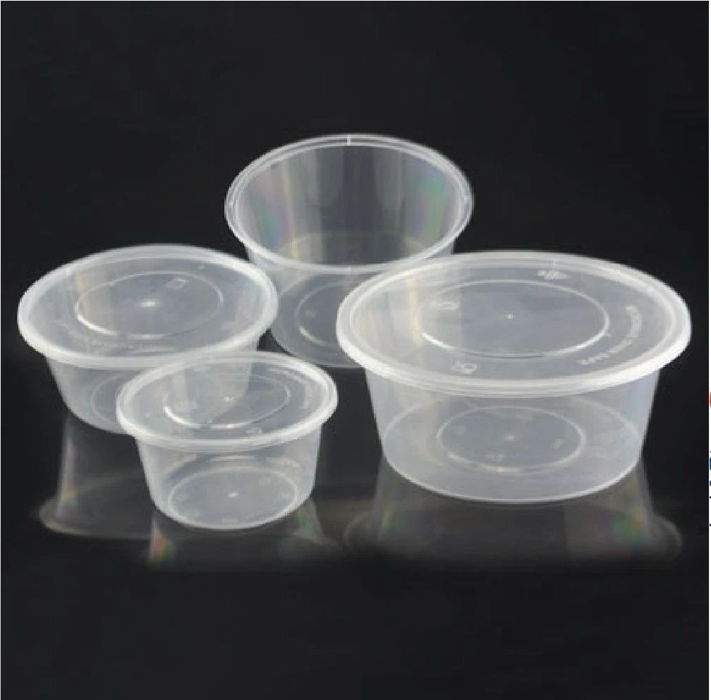 2oz 4oz 8oz 10oz 12oz Clear Plastic ROUND Containers+Lids DeliPots Sauce  OFFER