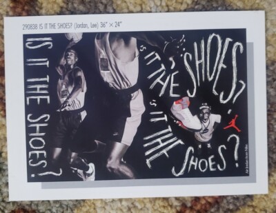 Nike Michael Jordan ポスター 大判　非売品 スニーカー Michael Jordan - Original Nike POSTER CARD -Is It The Shoes - 5