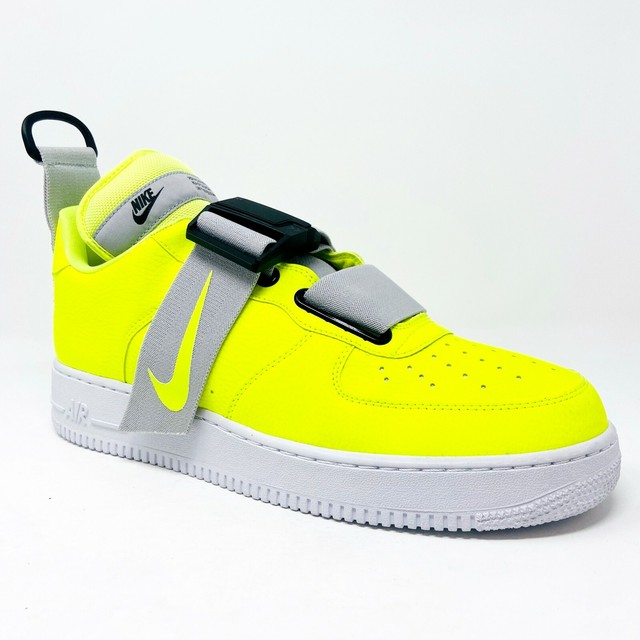 Nike Air Force 1 LV8 Utility GS Volt Green White Wolf Grey Juniors AR1708-700 - SepRun