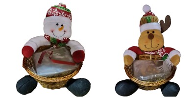 Weihnachtssüßigkeitenglas Weihnachten Party Tischdekoration Korb Behälter