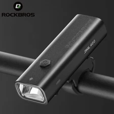 ROCKBROS Bike Headlight 400LM Rainproof  USB Rechargeable Cycling Front Light