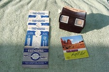 Vintage Sawyer's Viewmaster Model E Reel List Northwest Scenic Reels Brown