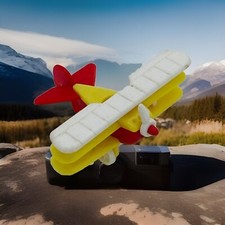 Samolot Fokker żółty lata 90. kolekcjoner rzadki