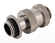 Bitspower G1/4" Adjustable Aqua Link Pipe (22-31mm), Black Sparkle